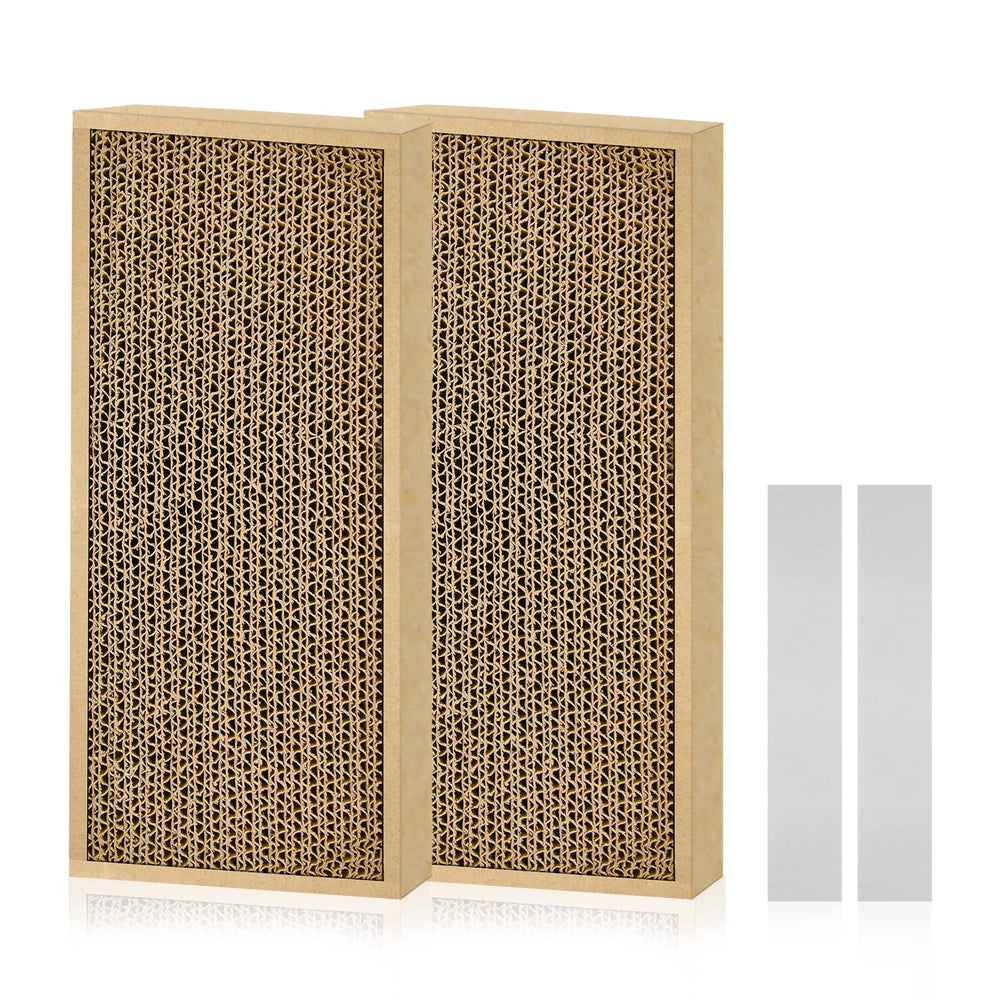 HappyFreeSX splicing cat scratch pad assembled provides two-surface scratching for cats.