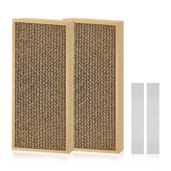 HappyFreeSX splicing cat scratch pad assembled provides two-surface scratching for cats.
