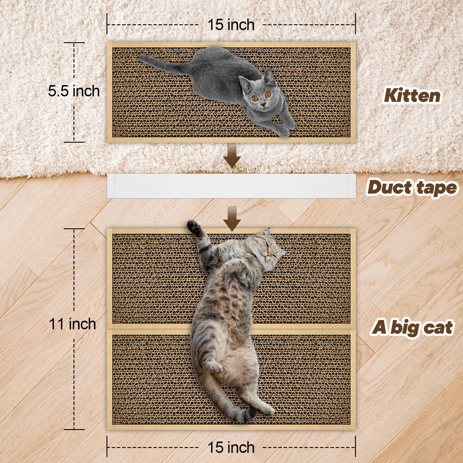 HappyFreeSX double-sided scratch pad offers extended use between rotations.