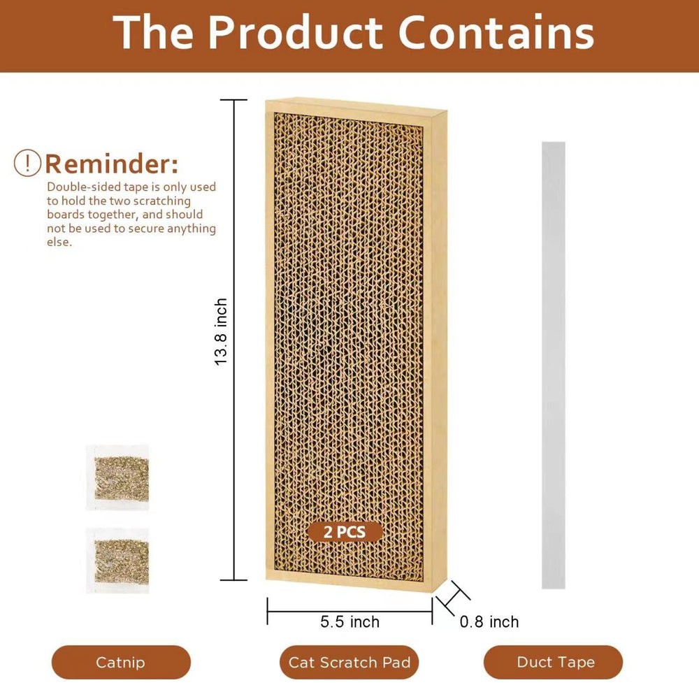 HappyFreeSX splicing cat scratching pad wall-mount demonstrates door or wall placement.
