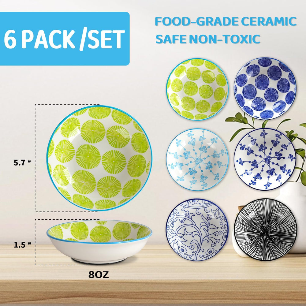 HAPPY KIT ceramic cat bowls with wide design support whisker-friendly dining