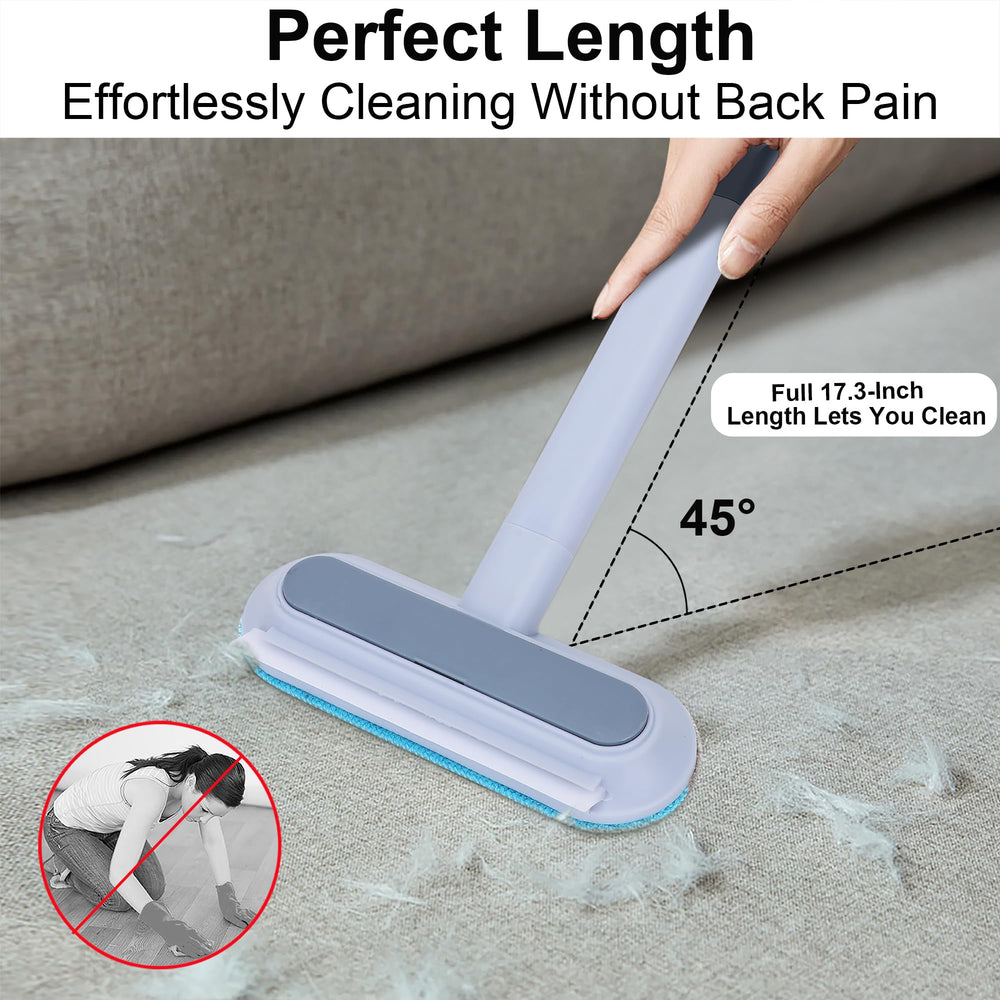 HappyLong pet hair remover reusable design saves waste and money over disposables.