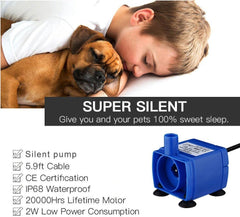 Happypapa replacement pump with adaptor demonstrates easy plug-in setup.