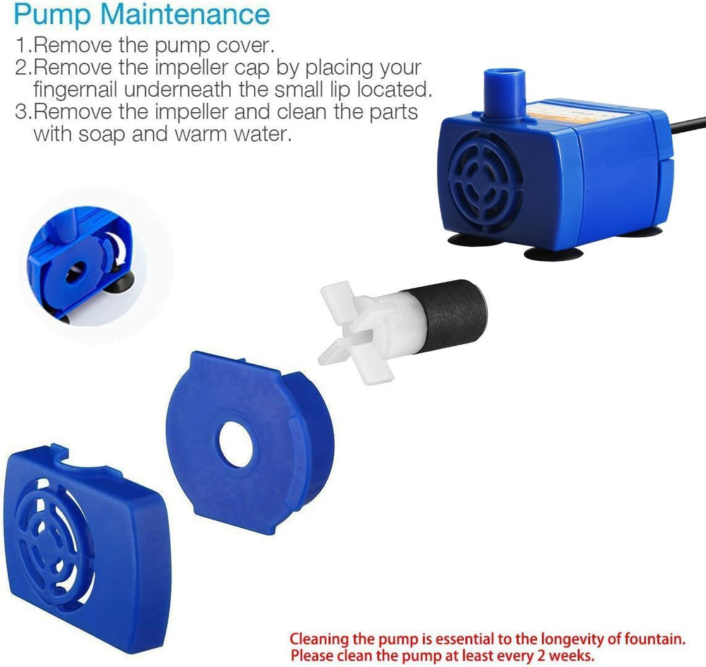 Happypapa submersible pump demonstrates near-silent performance for daily use.