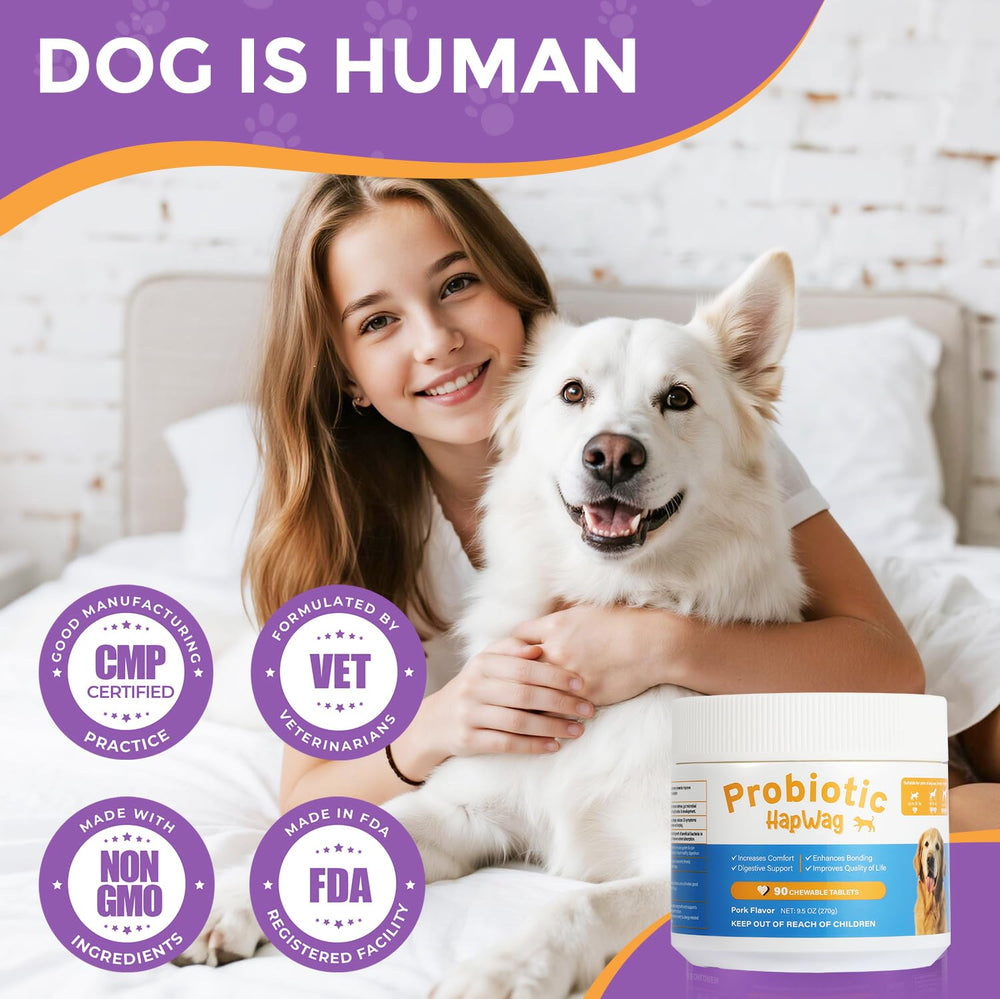 HAPWAG dog allergy relief chews pork flavor appealing to dogs during daily routine.