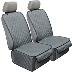 HAPYFOST front-seat cover in grey protects dogs and seats from dirt and paws.