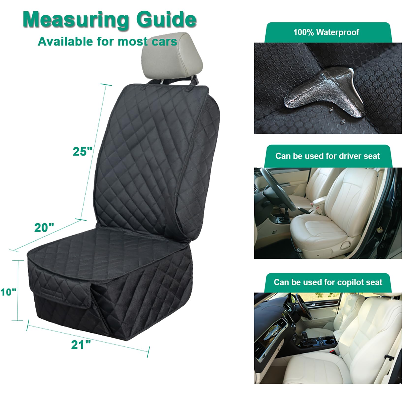 HAPYFOST full-protection design guards seat bottom and sides from scratches