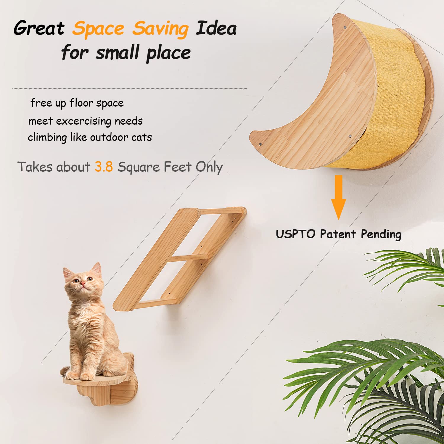 HAPYKITYS cat platform offers versatile cozy lounging and naps