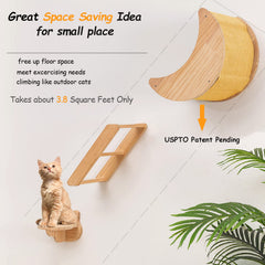 HAPYKITYS cat platform offers versatile cozy lounging and naps