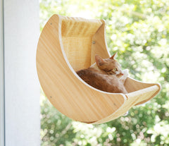 HAPYKITYS cat window seat sunshine — sturdy mount enables safe, elevated bird watching.