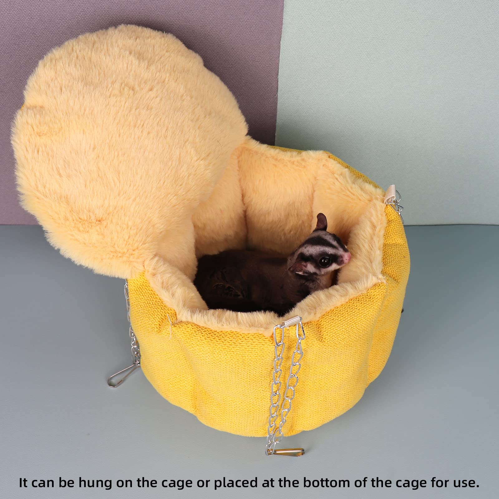 HardcorePet cage nest toy doubles as a swing and climbing toy for enrichment