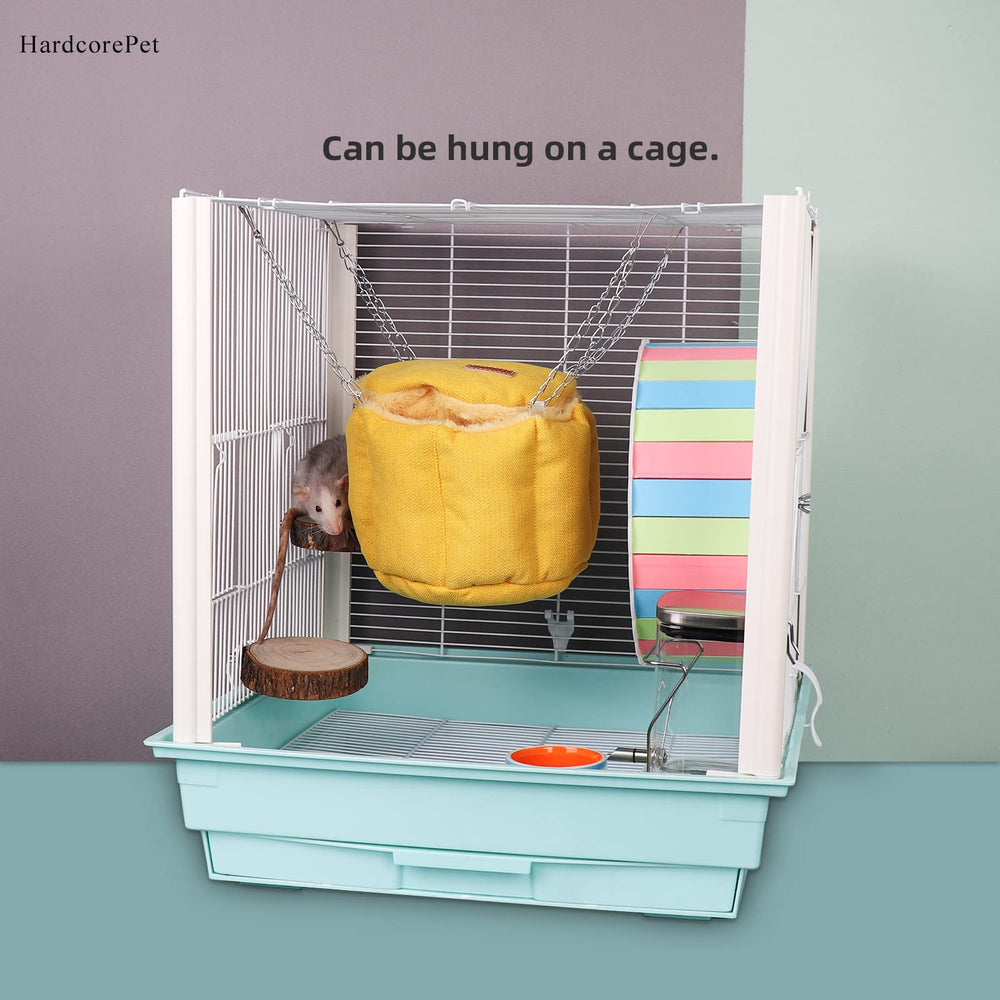HardcorePet sugar glider hammock warm hanging nest for playful climbers