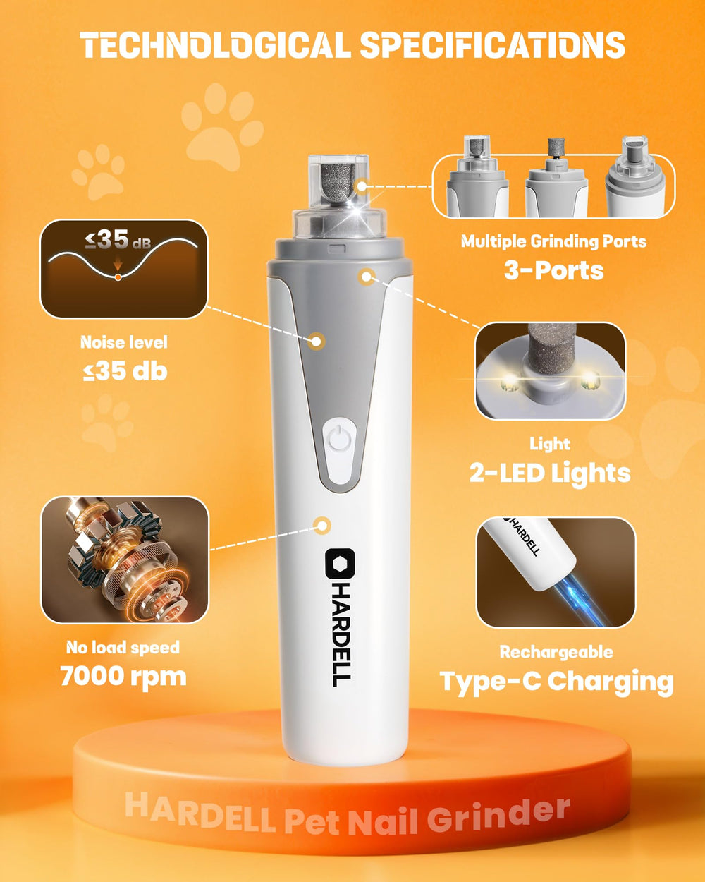 HARDELL at-home grooming setup enables quiet, beginner-friendly sessions
