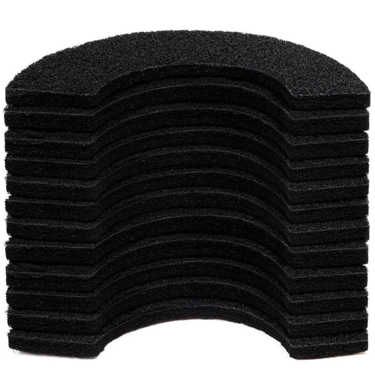 Harhana activated-carbon-filter LR4 12-pack front view enhances odor control for litter box.