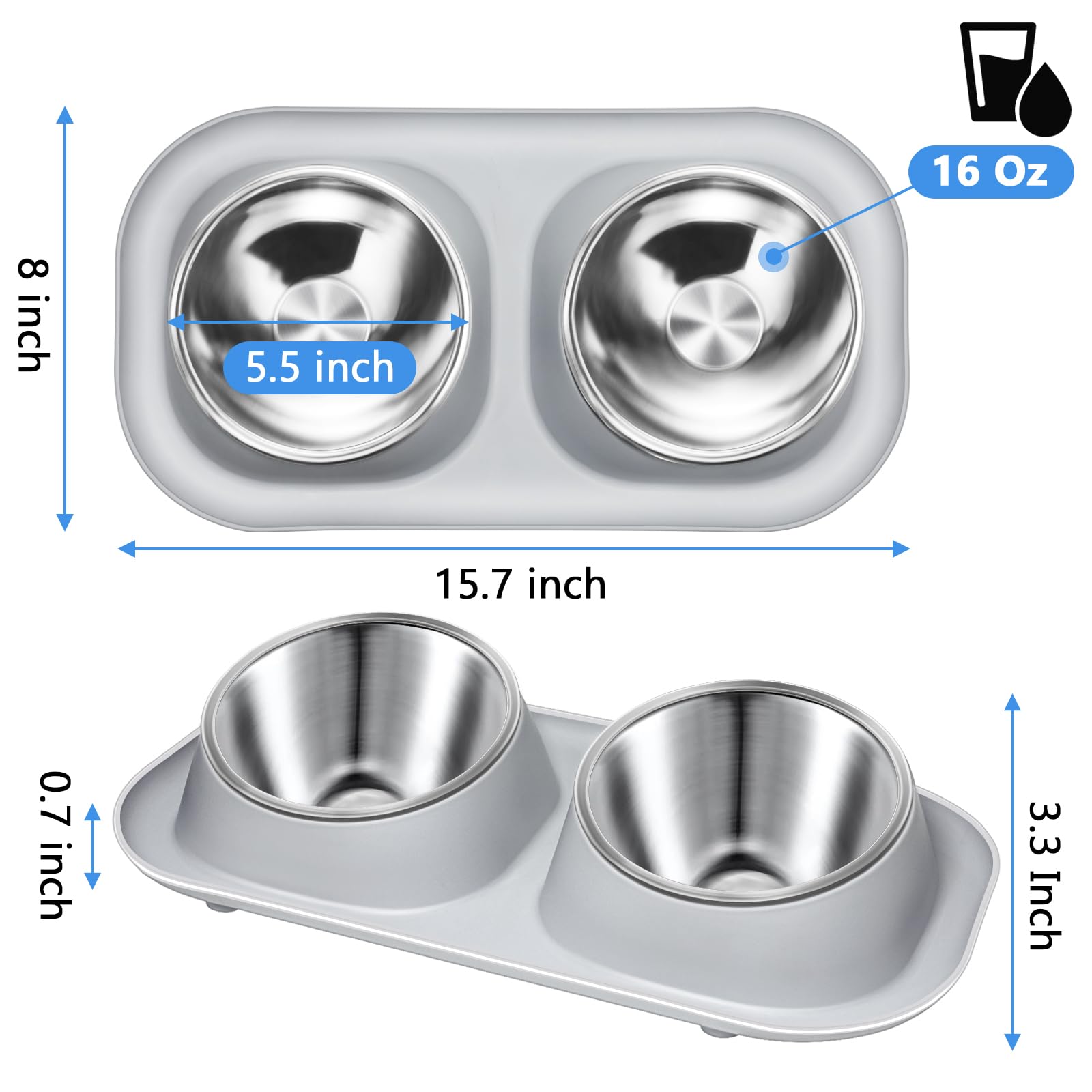 Harhana Ant Away stainless steel finish resists odors and is easy to wipe clean.