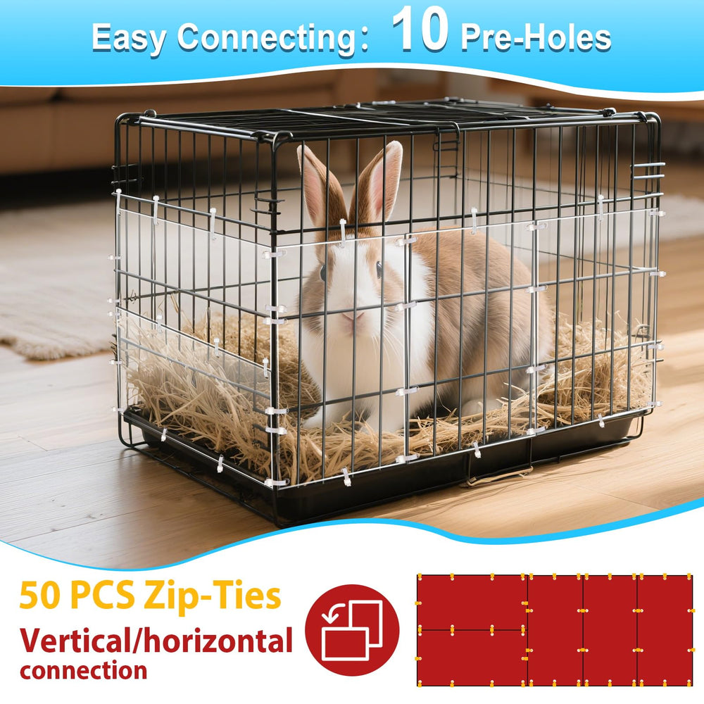 Harhana transparent guards fit wire cages, tanks, and enclosures.