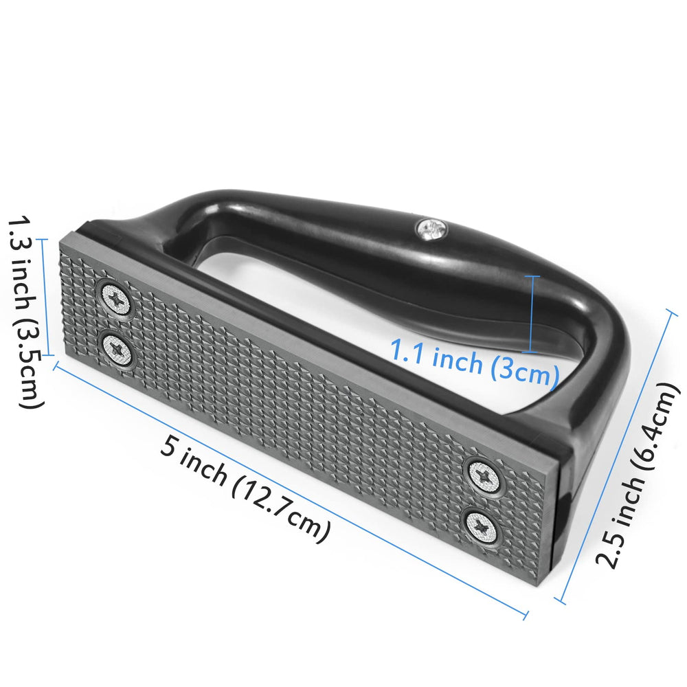 Harhana rasp features stainless steel teeth for aggressive, fast hoof shaping.