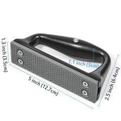 Harhana rasp features stainless steel teeth for aggressive, fast hoof shaping.