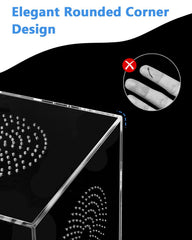 Harhana Jumping Spider Enclosure clear acrylic panel for distortion-free observation