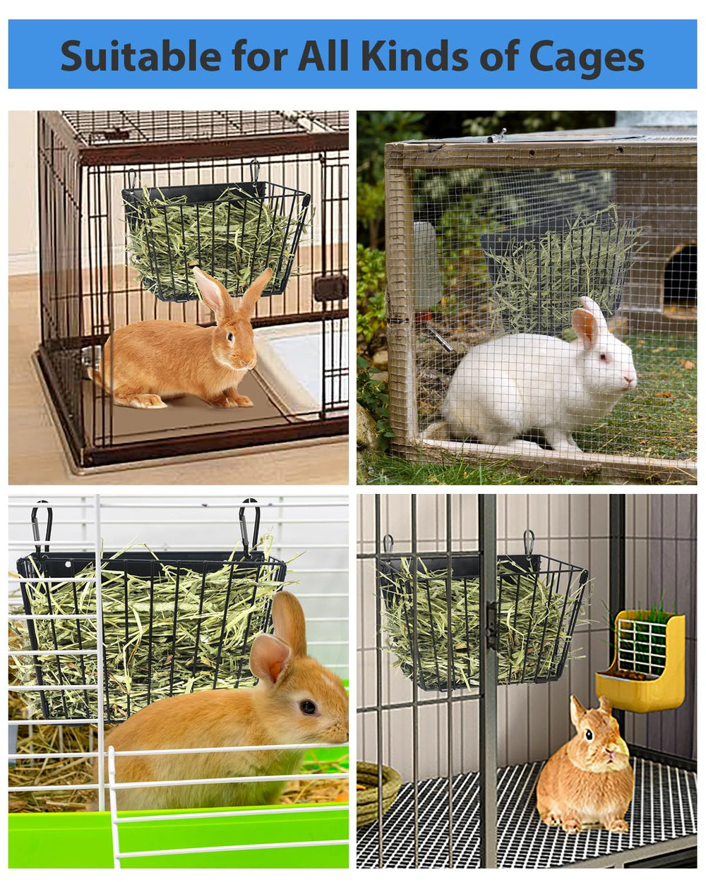 Harhana X Large Hay Feeder: packaged-contents include hooks and straps.