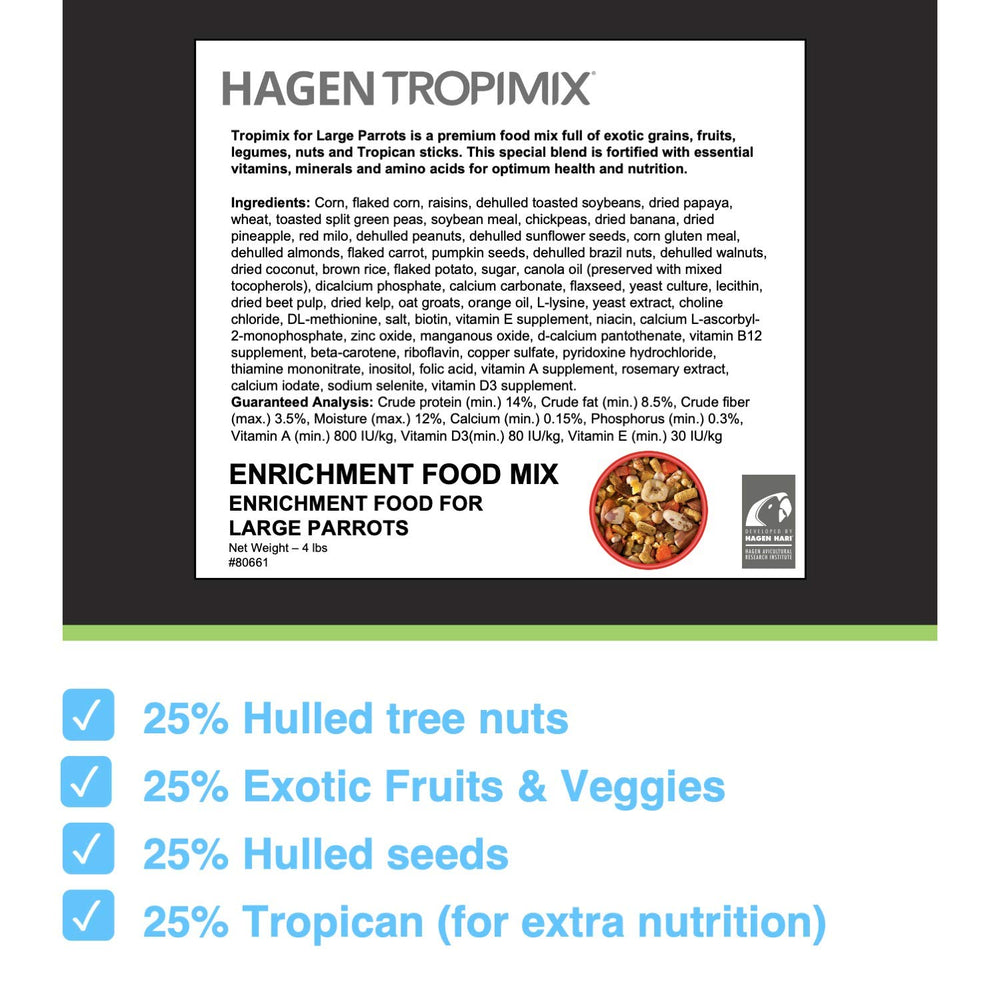 Hari Tropimix Tropican sticks close-up, nutrient-rich for enrichment and health support