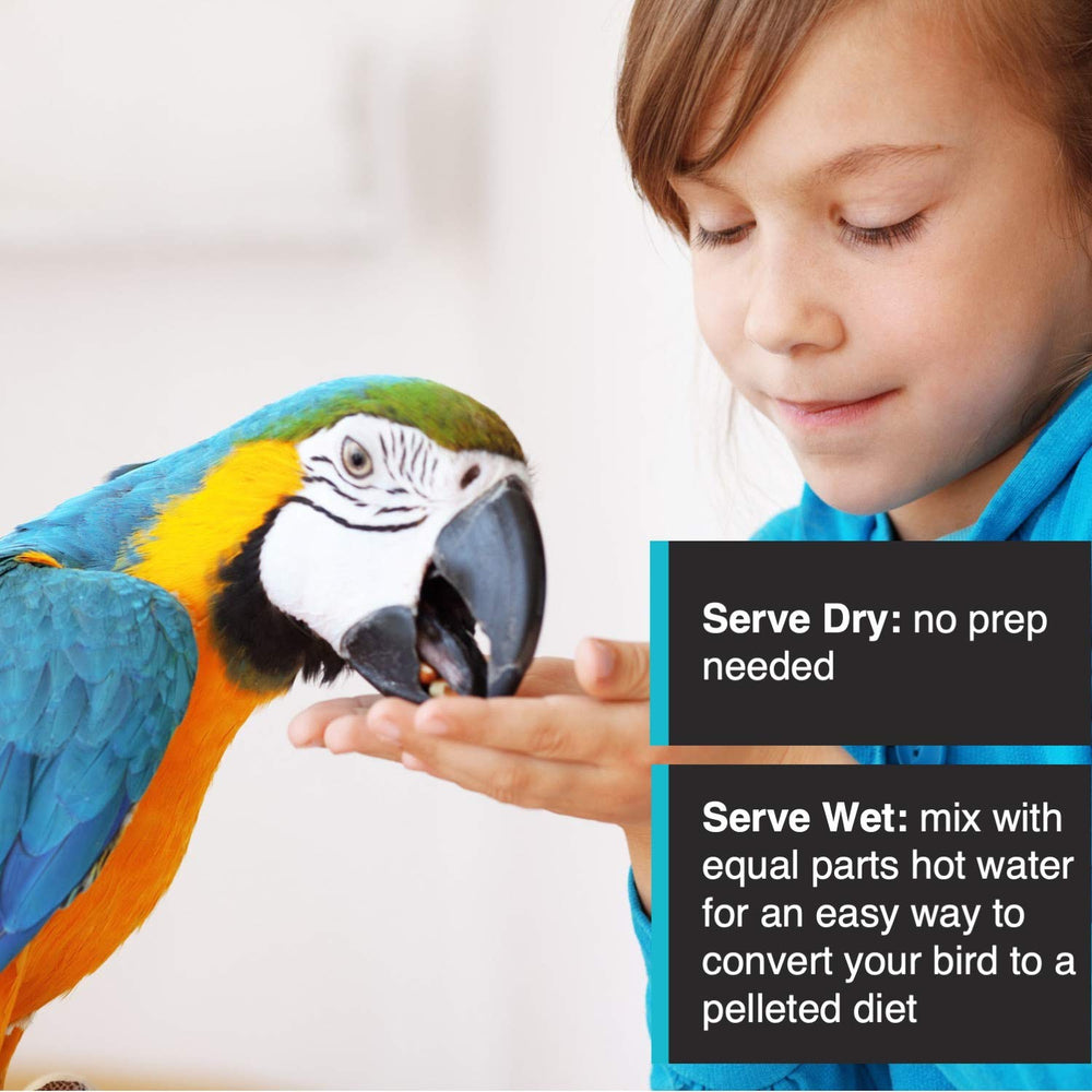 Hari Tropimix supports vibrant feathers through nutritious ingredients