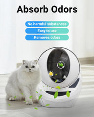 Harich CurLife sistema Whisker, desodorizante para caja de arena eficiente.