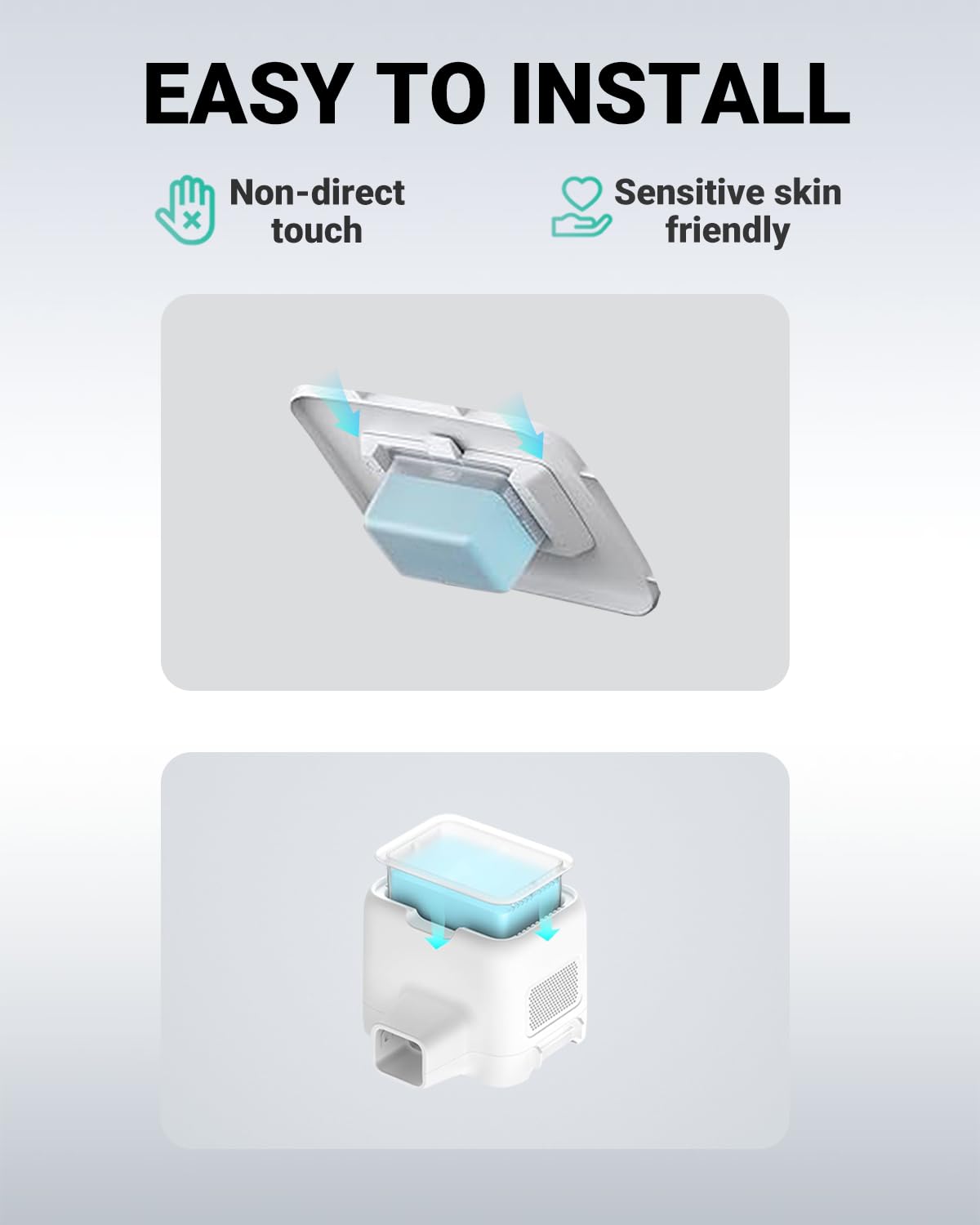 Harich CurLife N60 floral mint scent freshens air safely around the litter area.