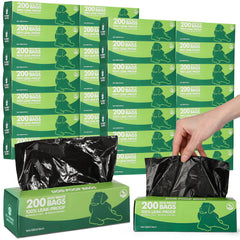 Harloon box front showing 6000-count poop bags for bulk outdoor use.