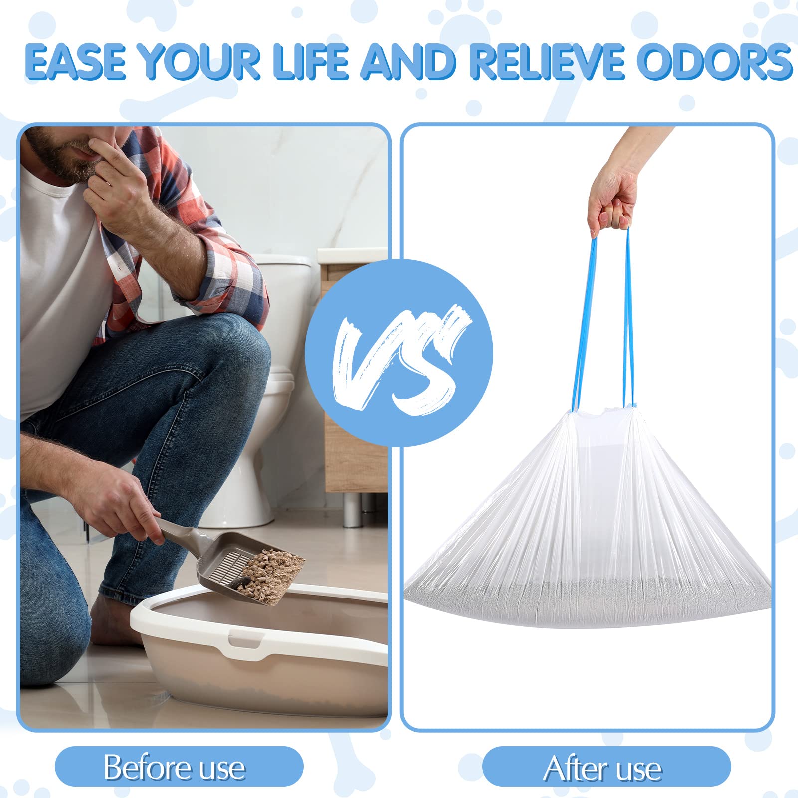 Harloon thick HDPE material highlight durability and tear resistance for long use.