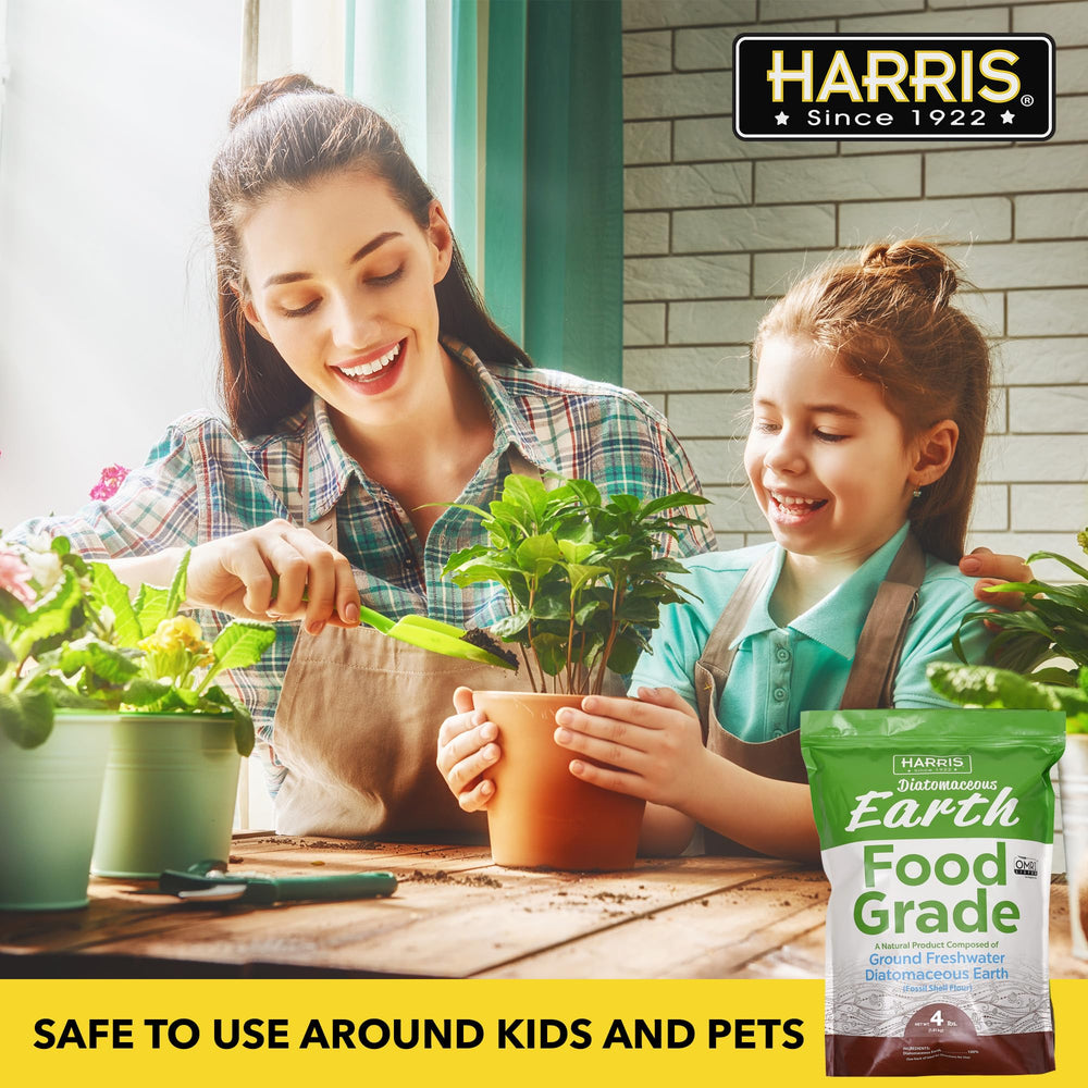 Harris Diatomaceous Earth is US-sourced and packaged, ensuring consistent quality.