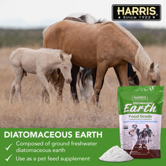 Mascotas felices junto a su cuenco gracias a Harris diatomita alimentaria.