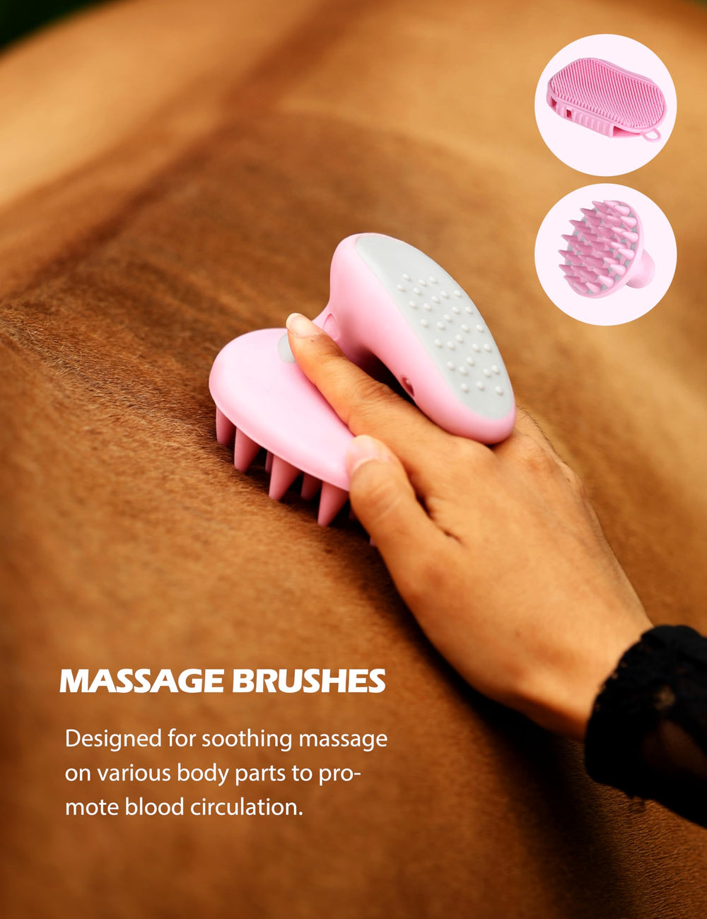 Harrison Howard massage-ready tools offer soothing touch during brushing