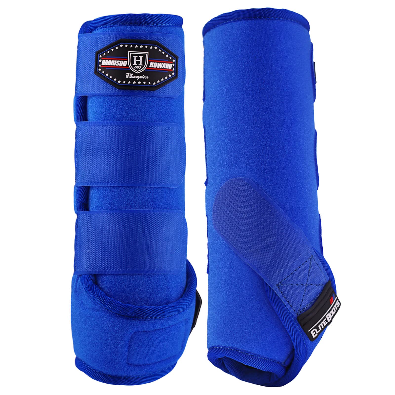 Harrison Howard sport boots wrapped on a horse leg demonstrate heat and moisture-wicking performance.