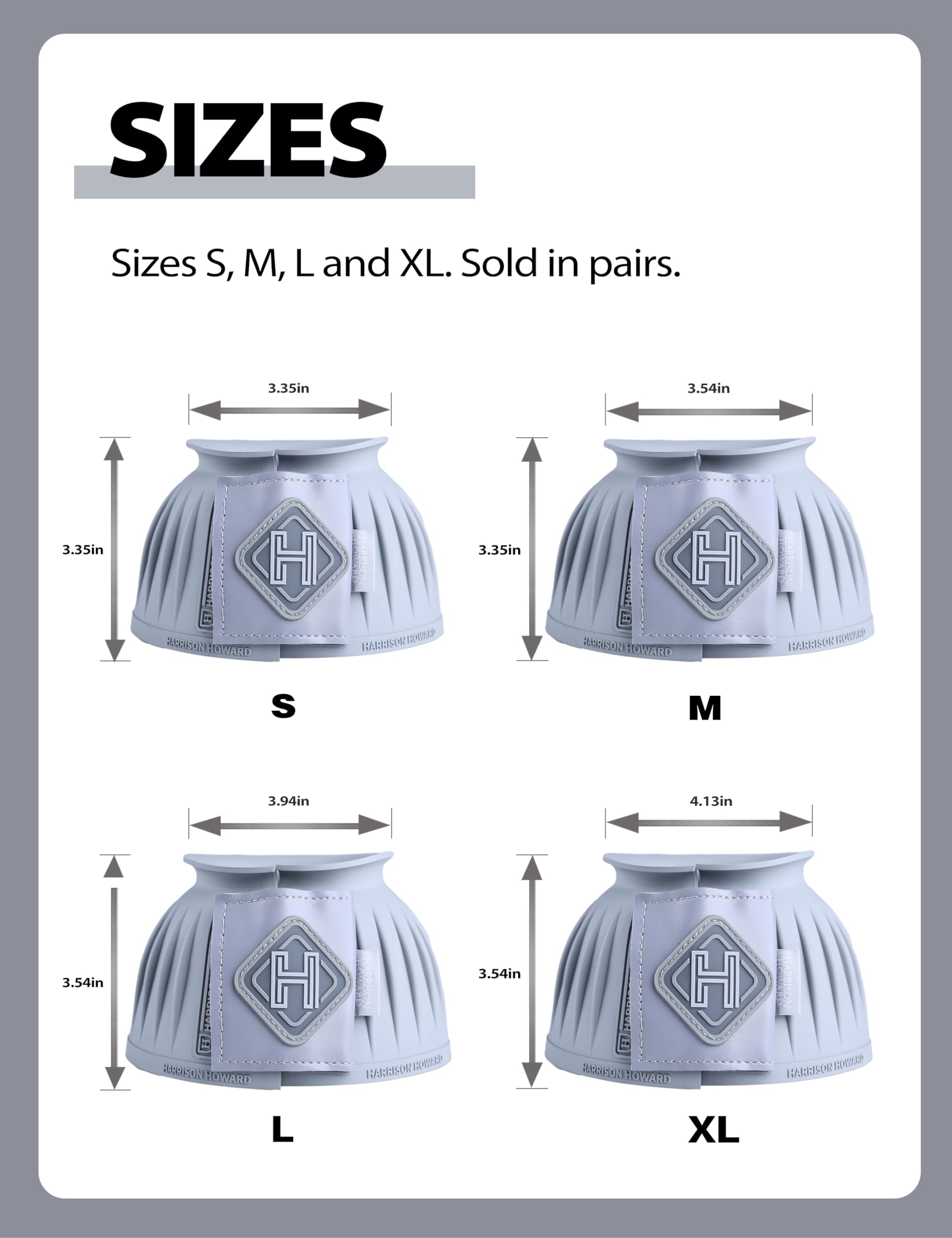 Harrison Howard light grey XL option shown for size and color
