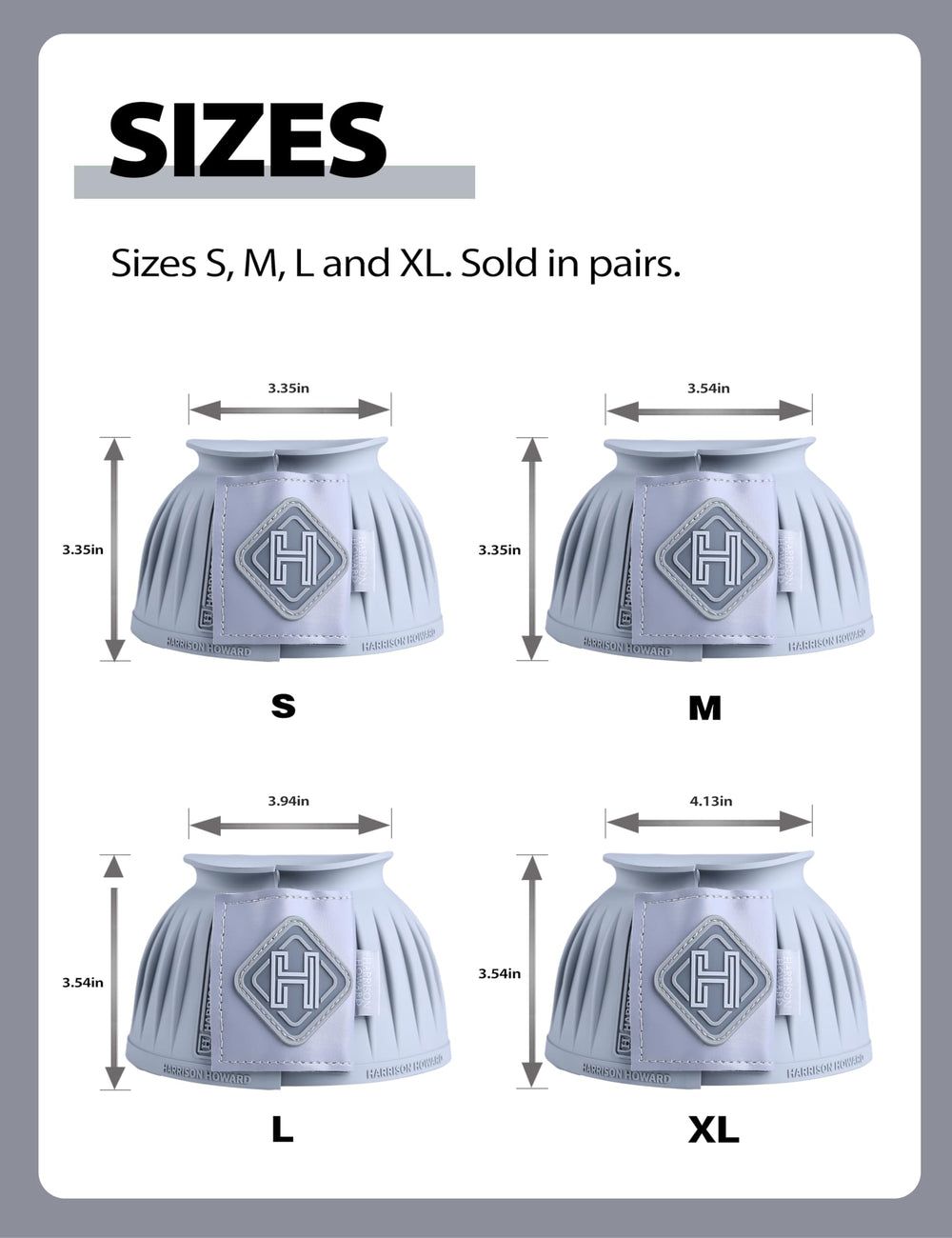 Harrison Howard light grey XL option shown for size and color