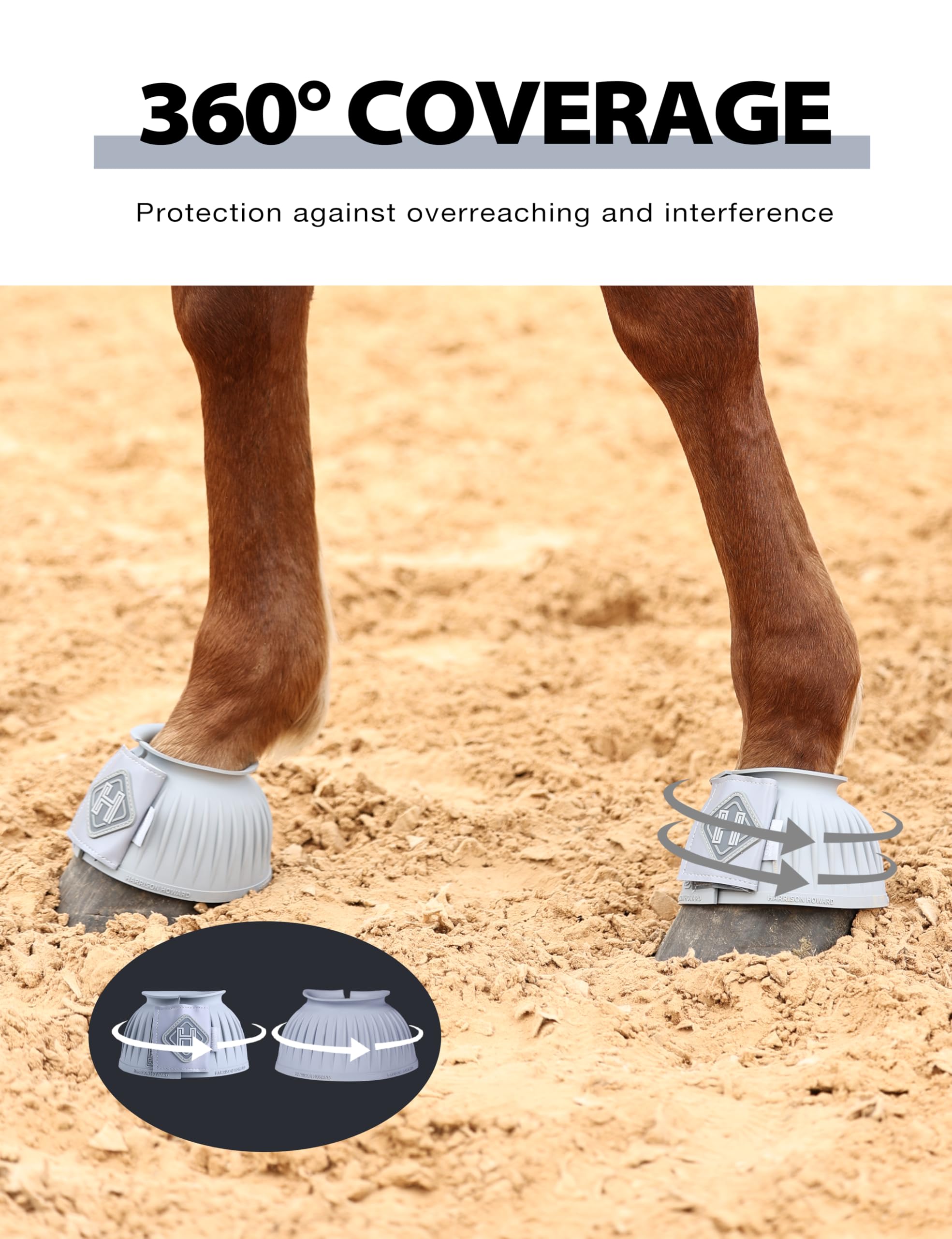 Harrison Howard bell boots side view highlights reinforced thick shell