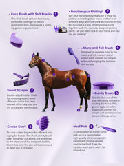 Harrison Howard soft face brush cleans delicate areas gently.