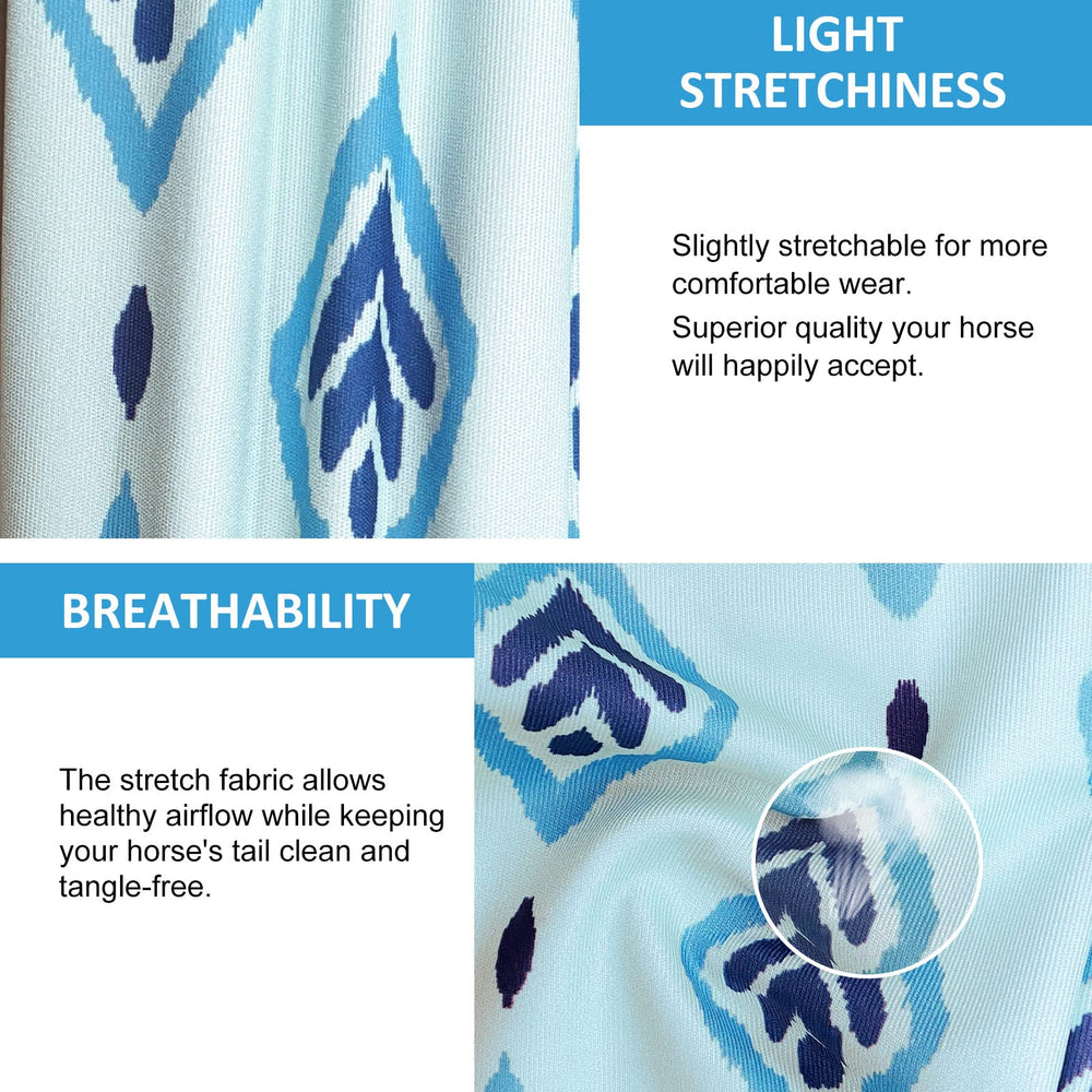 Harrison Howard Stretchy Tail Bag breathable fabric promotes airflow and comfort.