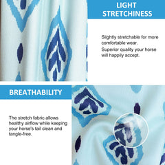 Harrison Howard Stretchy Tail Bag breathable fabric promotes airflow and comfort.