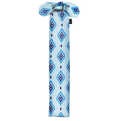 Harrison Howard Stretchy Tail Bag with two-strand closure keeps tail secure during wear.