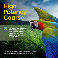 Harrison's High Potency Coarse feeding cockatoos and macaws for year-round nutrition