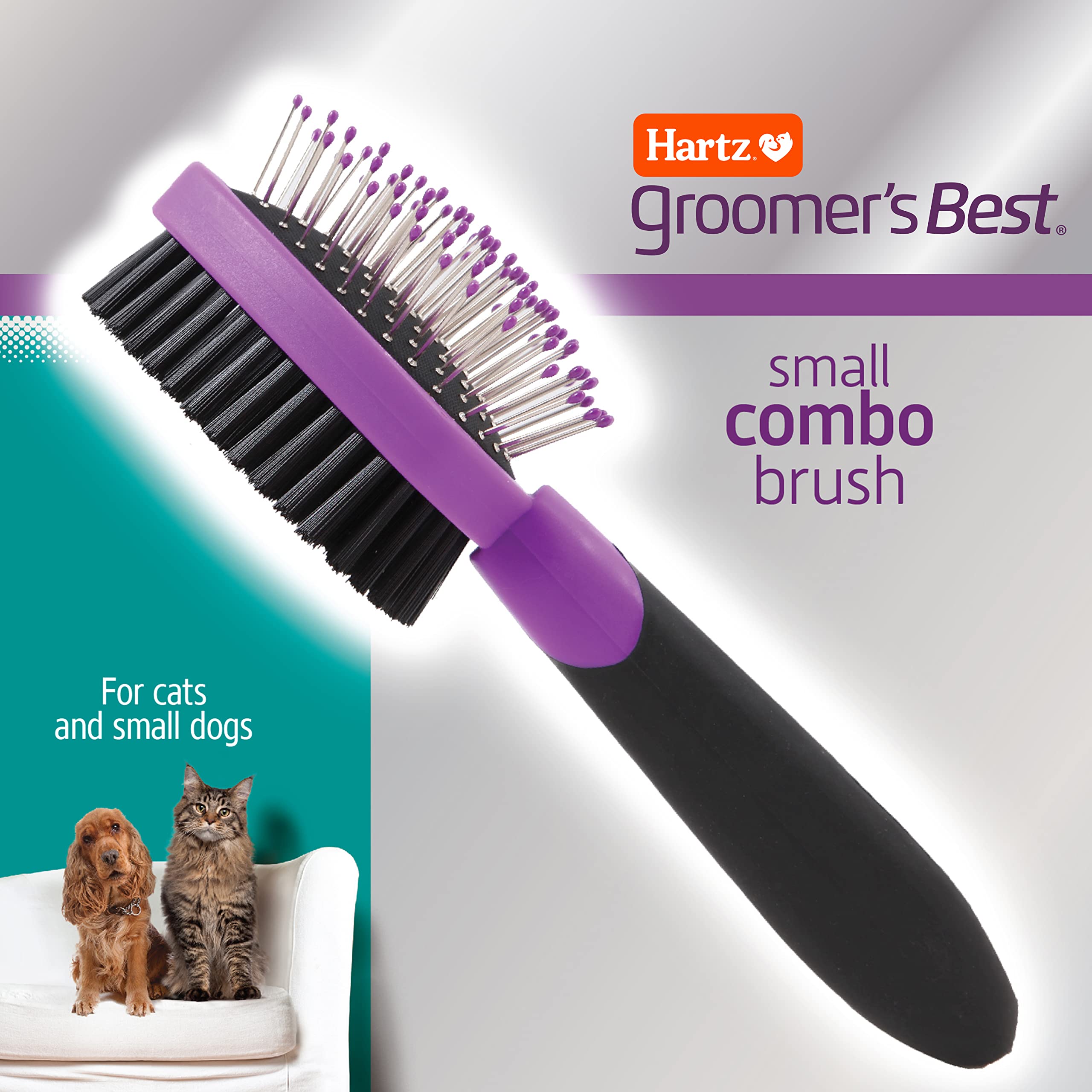 Hartz 6-in-1 dog shampoo bottle closeup showing cleansing action