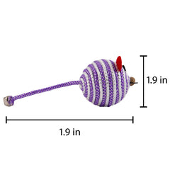 Hartz Cattraction Bell Mouse bell detail emphasizes audible cue during playtime.