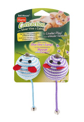 Hartz Cattraction Bell Mouse pack front view fosters interactive play and exercise.