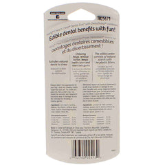 Hartz Chew N Clean Dental Duo nylon shell close-up demonstrates durability for mild chewers.