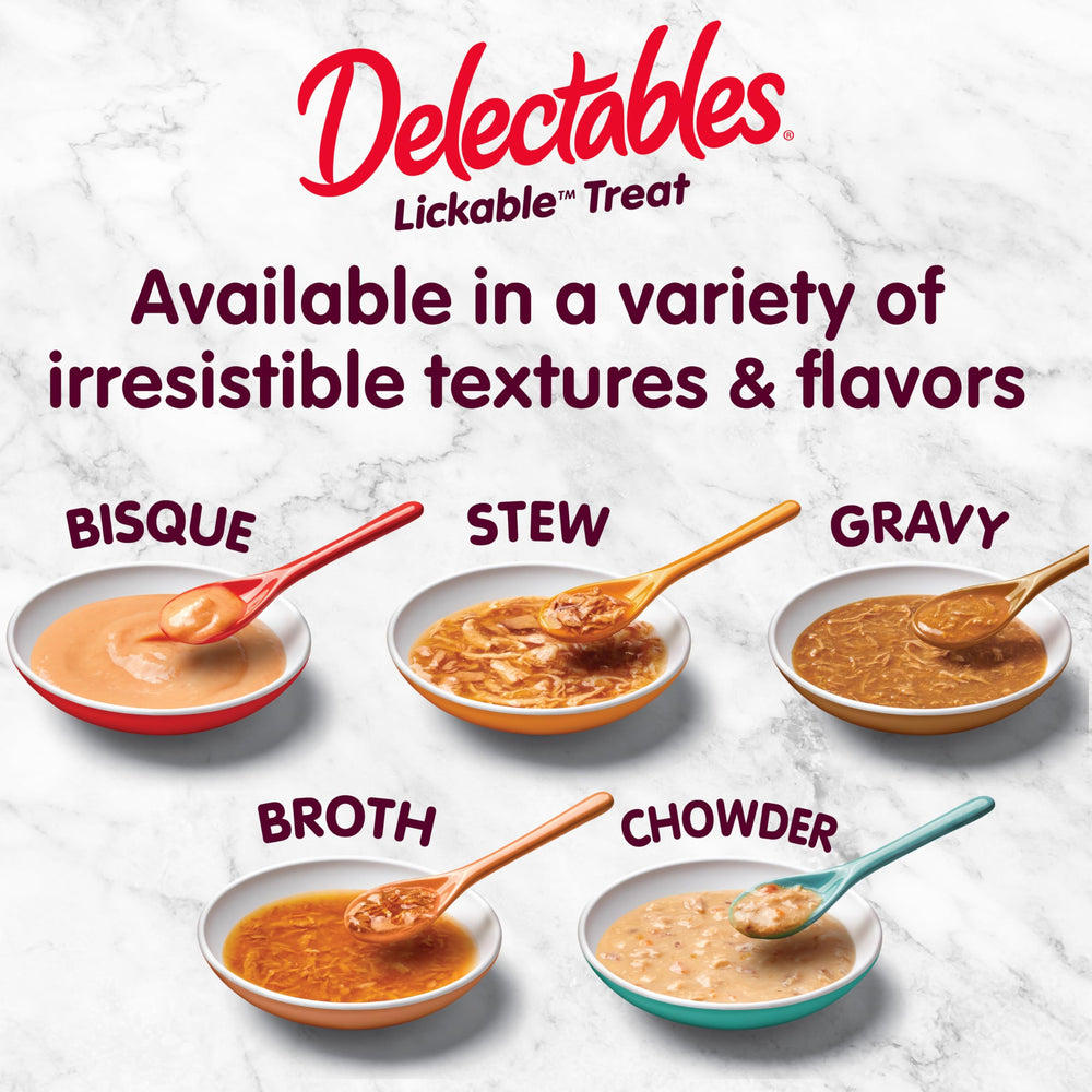 Hartz Delectables Bisque topper-application shows easy meal toppers for picky eaters