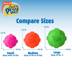 Hartz DuraPlay bacon scent feature engages dogs with interactive sounds.