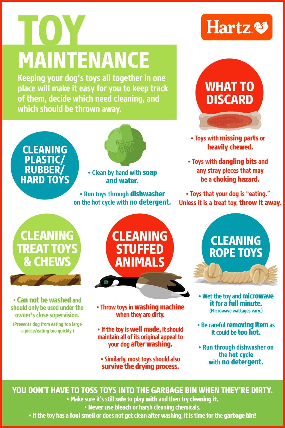 Hartz DuraPlay bacon toy squeaker enhances interactive play.