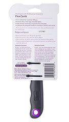 Hartz Groomer's Best Flea Comb ergonomic handle provides comfortable grooming.